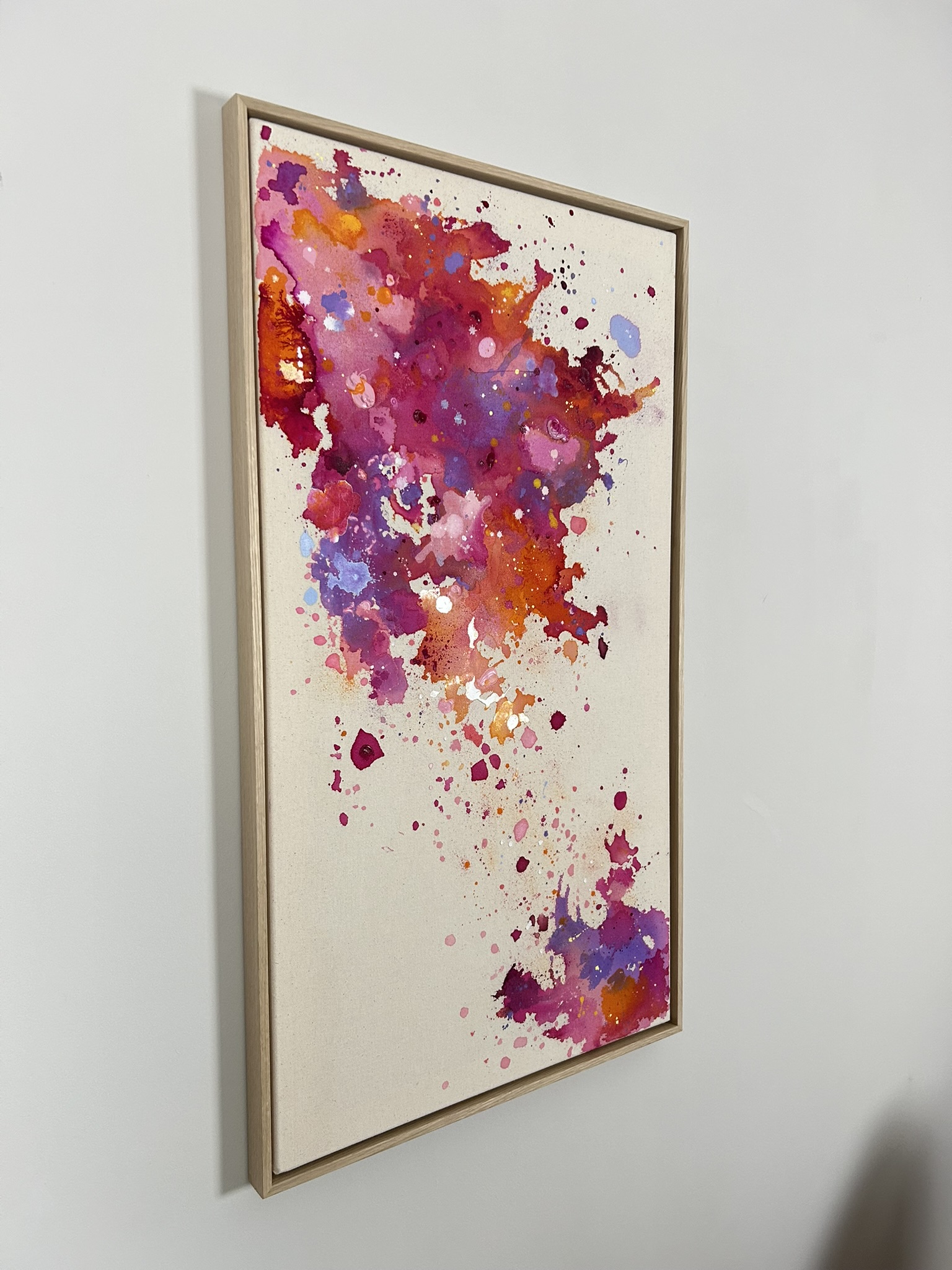 Innenleben, 2025, Acryl auf roher Baumwollleinwand, Ansicht 7